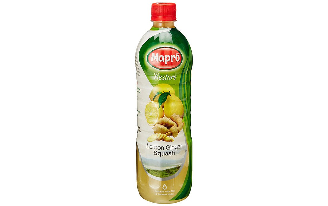 Mapro Restore Lemon Ginger Squash   Plastic Bottle  750 millilitre